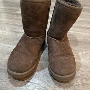 Brown Suede Boots